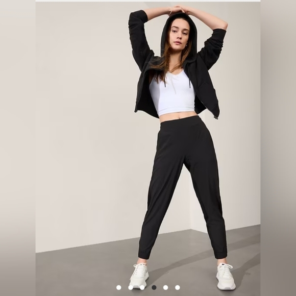 Athleta Brooklyn Legacy Mid Rise Jogger Size 6 Olive Green - Picture 4 of 15